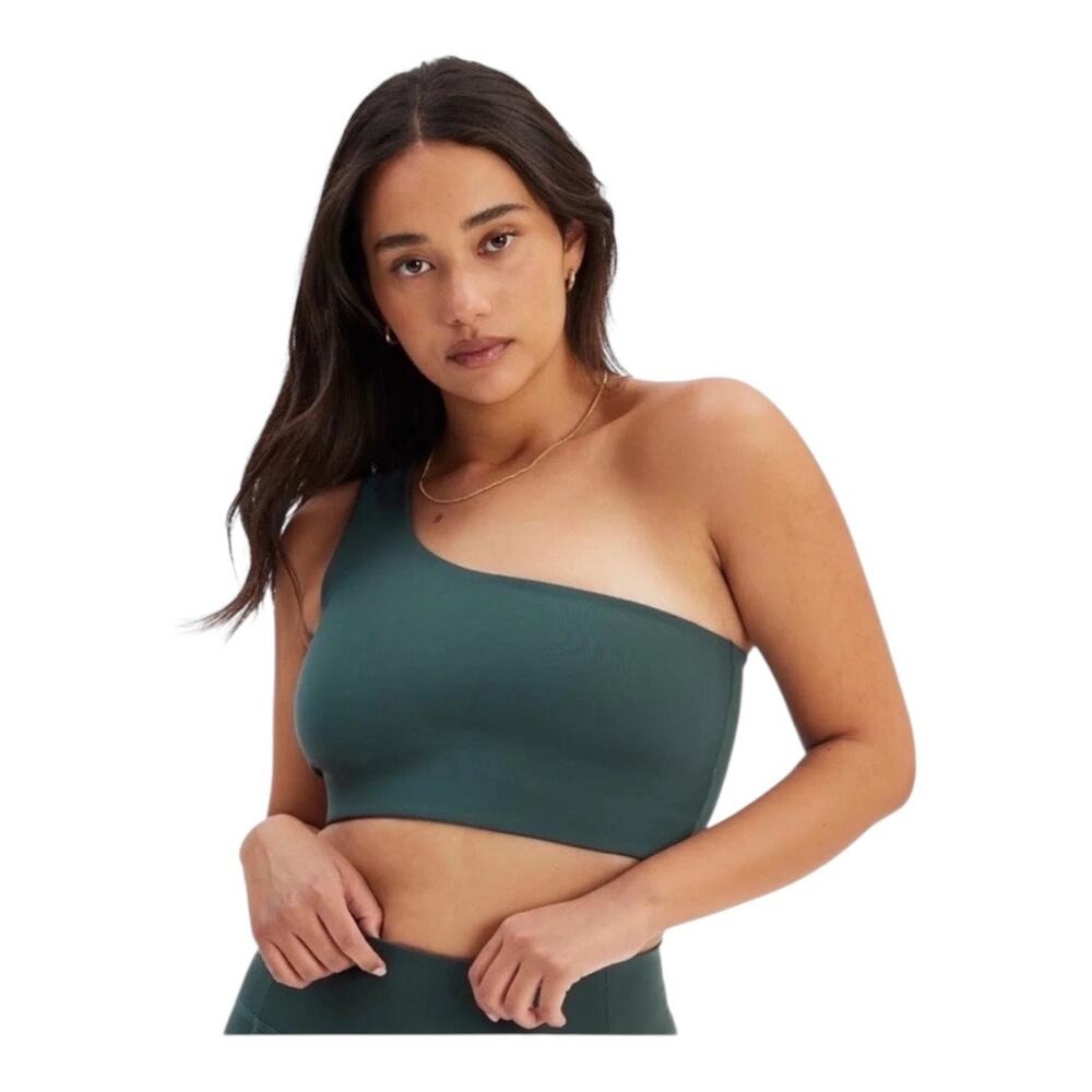 Girlfriend Collective Bianca Bra Women NWT Small Green